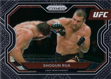 Mauricio Rua 2021 Panini Prizm UFC Base #153 Green Pulsar