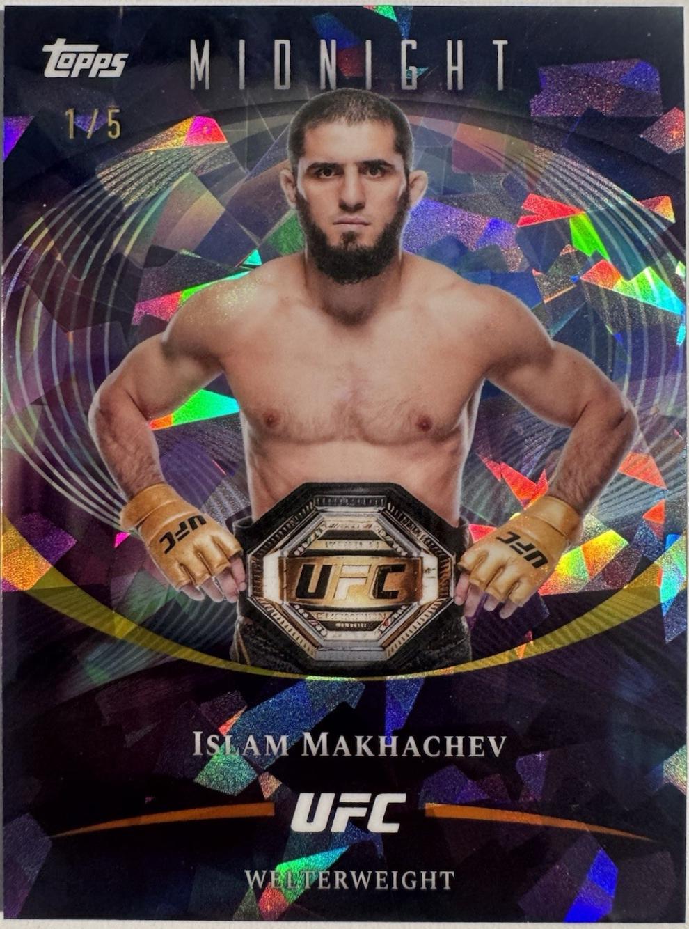 Islam Makhachev 2026 Topps Midnight UFC Base #88 Moon Beam