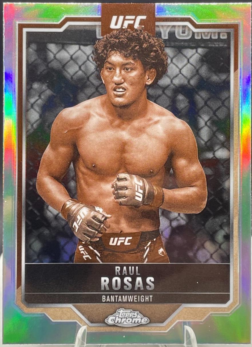 Raul Rosas 2025 Topps Chrome UFC Base #120 Sepia Refractor