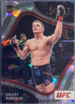 Grant Dawson 2022 Panini Select UFC Octagonside #252 Cracked Ice