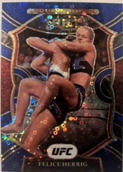 Felice Herrig 2021 Panini Select UFC Octagonside #279 Blue Disco