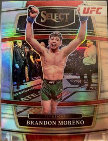 Brandon Moreno 2022 Panini Select UFC Concourse #95 Silver