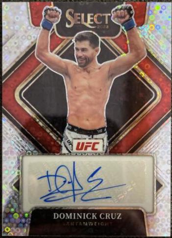 Dominick Cruz 2022 Panini Select UFC Signatures #24 Disco