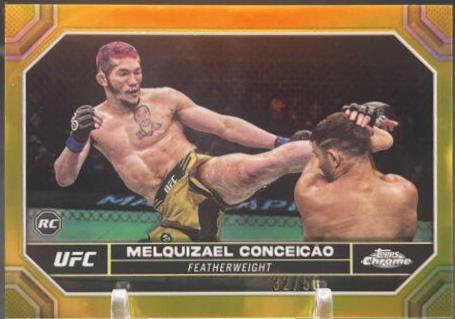Melquizael Conceição 2024 Topps Chrome UFC Base #98 Gold Refractor