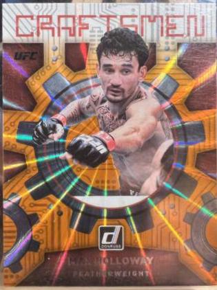 Max Holloway 2022 Panini Donruss UFC Craftsmen #4 Orange