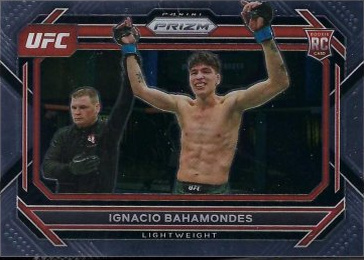 Ignacio Bahamondes 2023 Panini Prizm UFC Base #62 Black