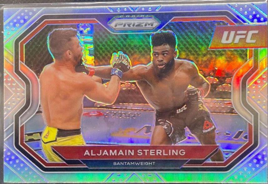 Aljamain Sterling 2021 Panini Prizm UFC Base #152 Silver