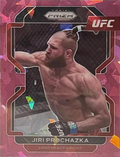 Jiri Prochazka 2022 Panini Prizm UFC Base #185 Pink Ice