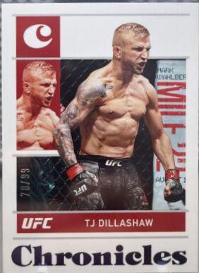 TJ Dillashaw 2022 Panini Chronicles UFC Base Chronicles #22 Green