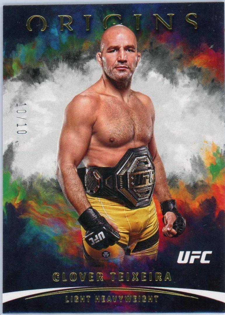Glover Teixeira 2022 Panini Chronicles UFC Base Origins #135 Gold