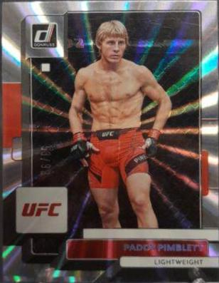 Paddy Pimblett 2023 Panini Donruss UFC Base #57 Laser