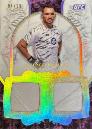Michael Chandler 2025 Topps Royalty UFC Regalia Relics #RR-MC Platinum