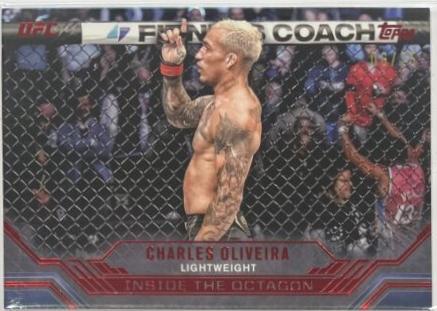 Charles Oliveira 2024 Topps Knockout UFC Inside the Octagon #ITO-15 Red