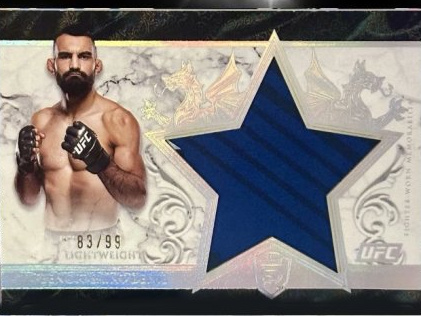Benoit Saint Denis 2025 Topps Royalty UFC Star Relics #SR-BS Platinum