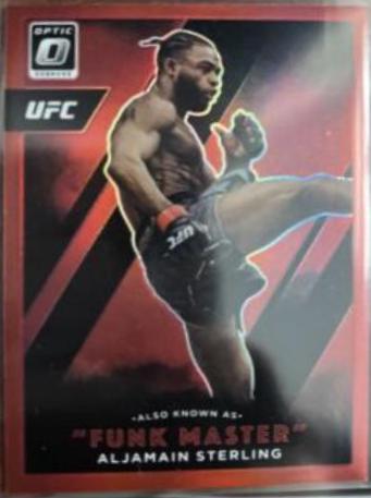 Aljamain Sterling 2022 Panini Donruss Optic UFC Also Known As #7 Red
