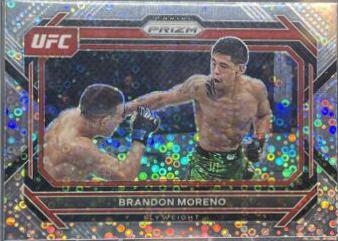 Brandon Moreno 2023 Panini Prizm UFC Base #38 Silver