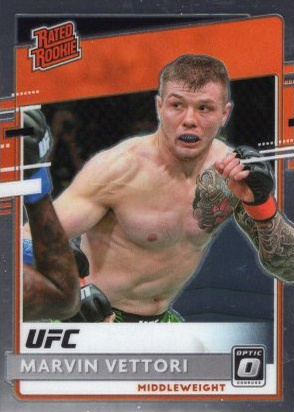 Marvin Vettori 2021 Panini Chronicles UFC Base Optic Rated Rookies #209 White Sparkle
