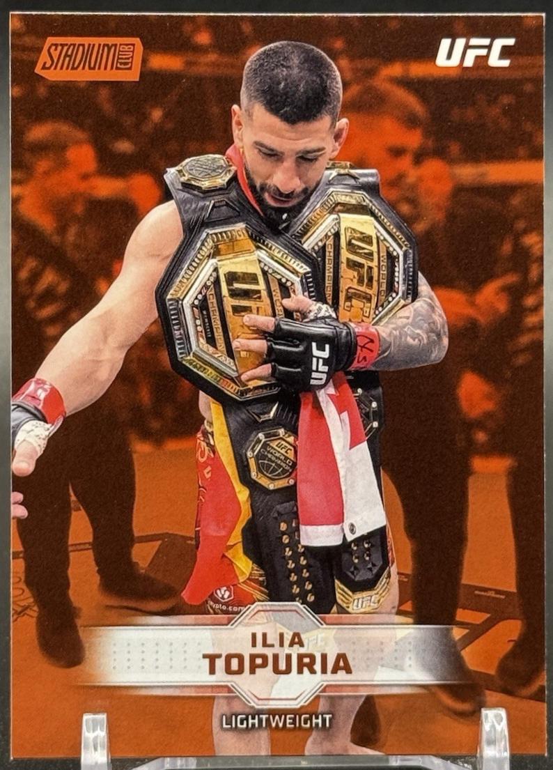 Ilia Topuria 2026 Topps Stadium Club UFC Base #6 Bronze
