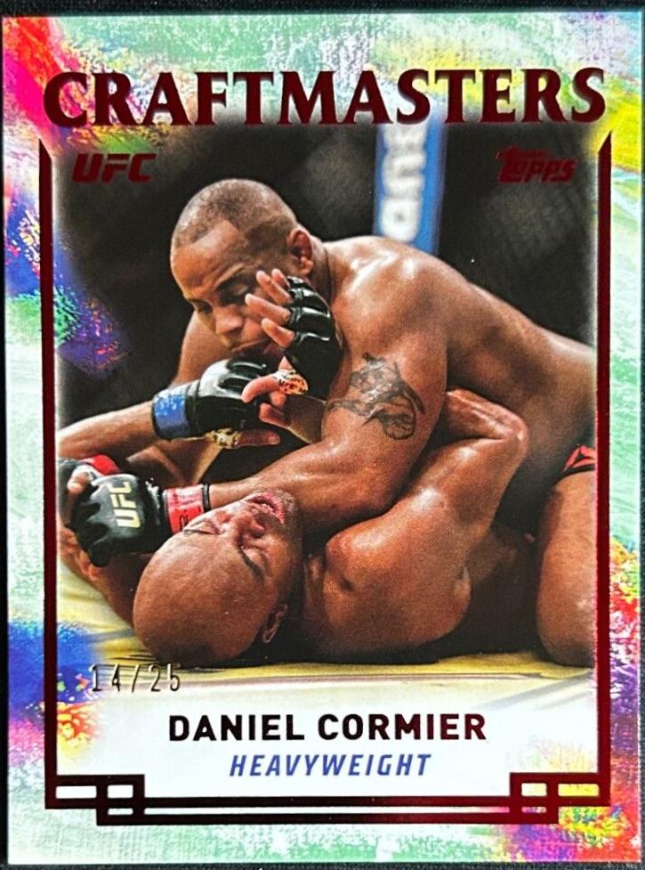 Daniel Cormier 2024 Topps Knockout UFC Craftmasters #CRM-3 Red