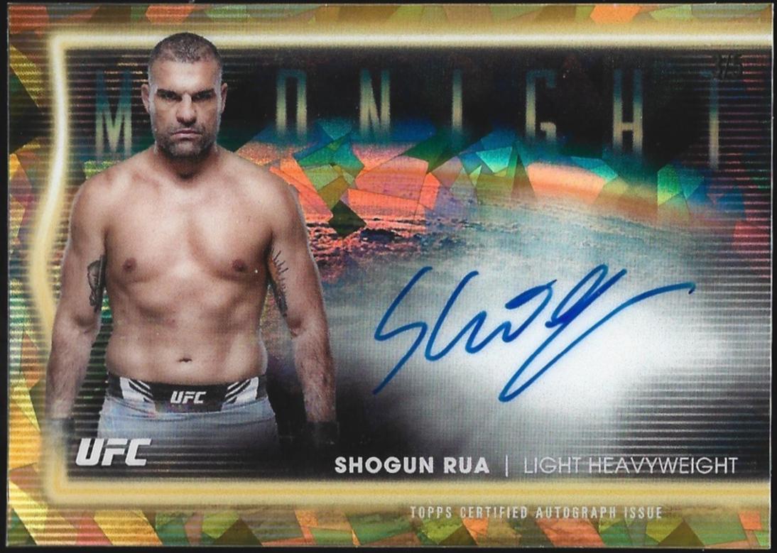 Mauricio Rua 2025 Topps Midnight UFC Horizon Signatures #HNS-SR Midnight