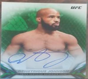 Demetrious Johnson 2018 Topps UFC Knockout Knockoutautographs #KA-DJ Red