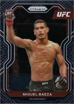 Miguel Baeza 2021 Panini Prizm UFC Base #92 Black