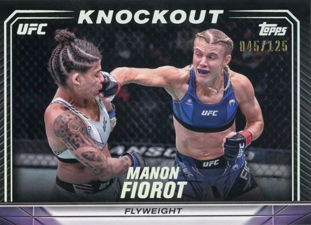 Manon Fiorot 2024 Topps Knockout UFC Base #8 Holo Silver