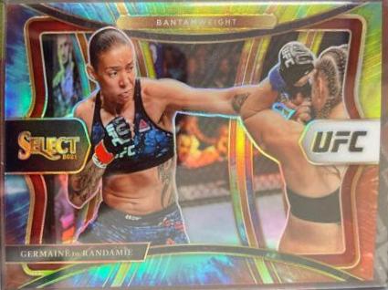 Germaine de Randamie 2021 Panini Select UFC Octagonside #263 Tie Dye
