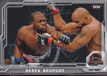 Derek Brunson 2014 Topps UFC Champions Base #155 Purple