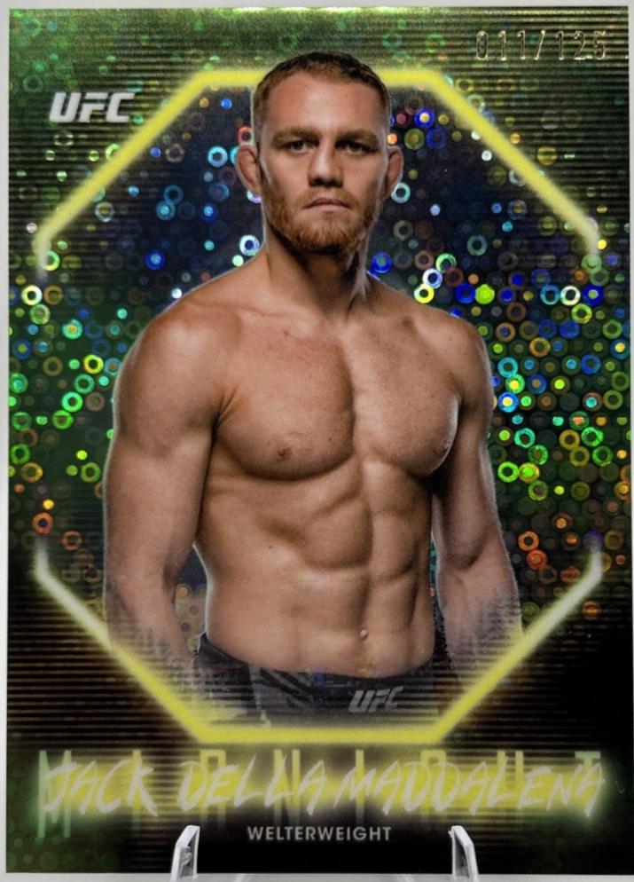 Jack Della Maddalena 2025 Topps Midnight UFC Base #36 Morning