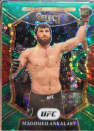 Magomed Ankalaev 2021 Panini Select UFC Concourse #36 Green Disco