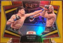 Brandon Moreno 2023 Panini Select UFC Snapshots #18 Gold