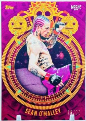 Sean O'Malley 2024 Topps Noche UFC Base #1 Pink