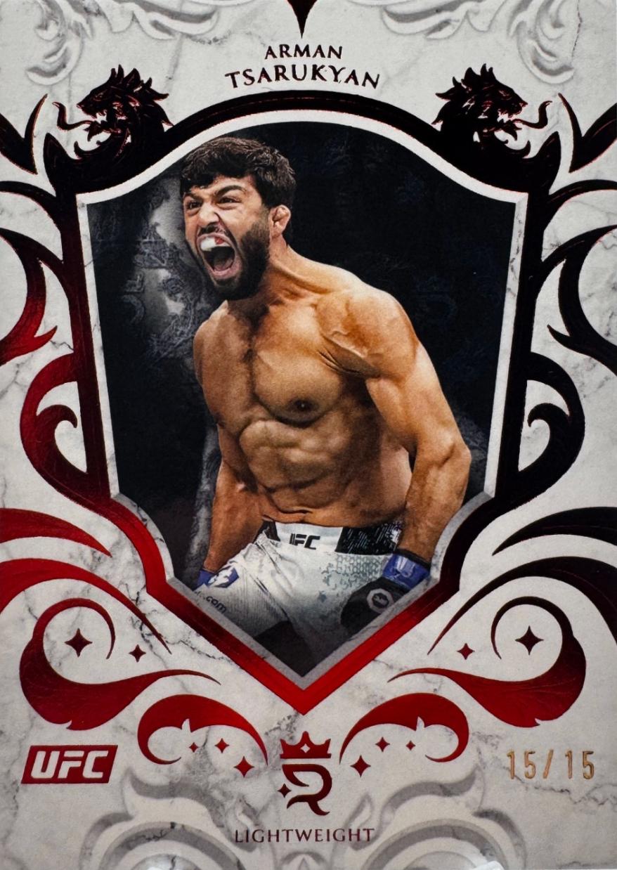 Arman Tsarukyan 2025 Topps Royalty UFC Base #6 Red