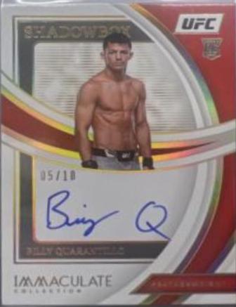 Billy Quarantillo 2022 Panini Immaculate UFC Rookie Memorabilia Autographs #107 Gold