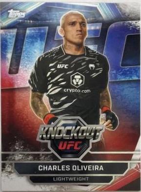 Charles Oliveira 2026 Topps Knockout UFC Base #5 Teal