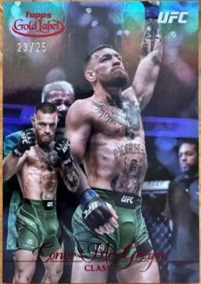 Conor McGregor 2024 Topps Gold Label UFC Base Class III #53 Red