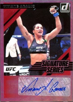 Viviane Araujo 2022 Panini Donruss UFC Signature Series #SS-VAJ Green