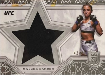 Maycee Barber 2024 Topps Royalty UFC Star Relics #SRR-39 Platinum