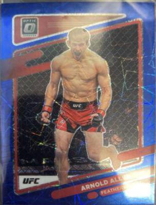 Arnold Allen 2022 Panini Donruss Optic UFC Base #53 Blue Velocity