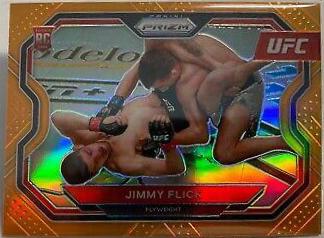 Jimmy Flick 2021 Panini Prizm UFC Base #182 Orange