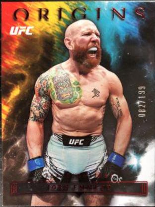 Josh Emmett 2023 Panini Chronicles UFC Base National Treasures #456 Red