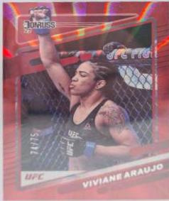 Viviane Araujo 2022 Panini Donruss UFC Base #60 Red