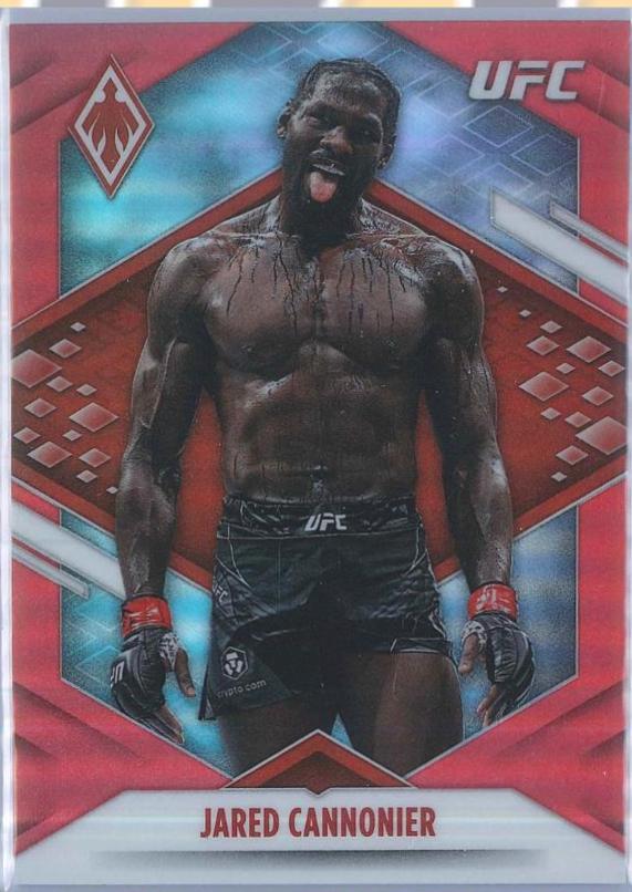 Jared Cannonier 2022 Panini Chronicles UFC Base Phoenix #315 Red