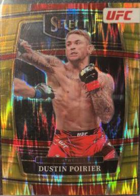 Dustin Poirier 2022 Panini Select UFC Concourse #75 Gold Flash