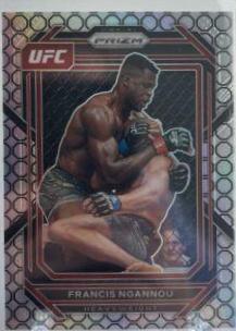 Francis Ngannou 2023 Panini Prizm UFC Base #117 Octagon