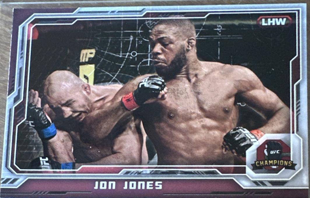Jon Jones 2014 Topps UFC Champions Base #132 Red