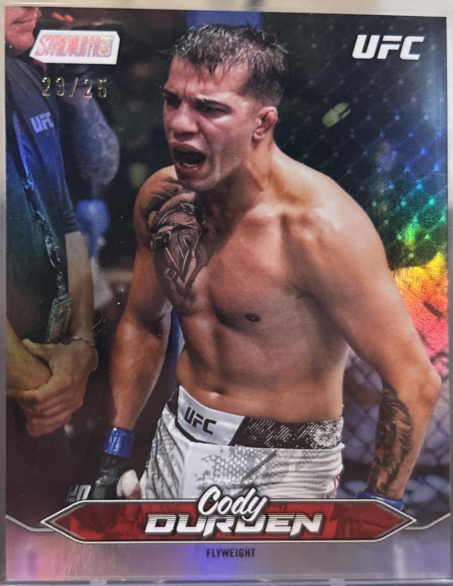 Cody Durden 2025 Topps Stadium Club UFC Base #170 Rainbow