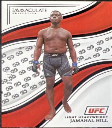 Jamahal Hill 2023 Panini Immaculate Collection UFC Base #11 30th Anniversary