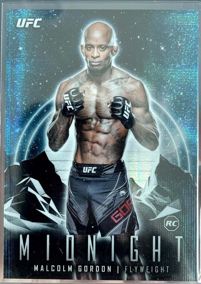 Malcolm Gordon 2024 Topps Midnight UFC Base #88 Moon Beam